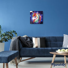 Charger l'image dans la galerie, Broderie Diamant | Broderie Diamant - Licorne abstraite | animaux Broderie Animaux licornes | FiguredArt