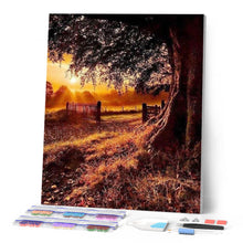 Charger l'image dans la galerie, Broderie Diamant | Broderie Diamant - Campagne au Lever du Jour | Broderie Paysages paysages | FiguredArt