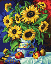 Charger l'image dans la galerie, Broderie Diamant - Vase de Marguerites sur une nappe