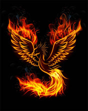 Charger l'image dans la galerie, Broderie Diamant - Dragon en feu