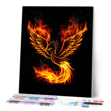 Charger l'image dans la galerie, Broderie Diamant - Dragon en feu