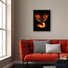 Charger l'image dans la galerie, Broderie Diamant - Dragon en feu