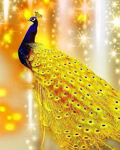 Charger l'image dans la galerie, Broderie Diamant | Broderie Diamant - Paon scintillant | animaux Broderie Animaux paons | FiguredArt