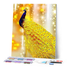 Charger l'image dans la galerie, Broderie Diamant | Broderie Diamant - Paon scintillant | animaux Broderie Animaux paons | FiguredArt