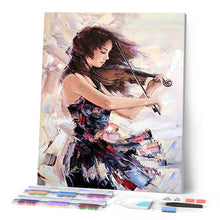 Charger l'image dans la galerie, Broderie Diamant - Violoniste