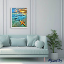 Charger l'image dans la galerie, Broderie Diamant | Broderie Diamant - Etoile de Mer | animaux Broderie Animaux | FiguredArt
