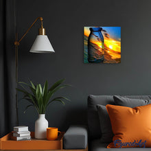 Charger l'image dans la galerie, Broderie Diamant | Broderie Diamant - Reflets dans une Bouteille | Broderie Paysages paysages | FiguredArt