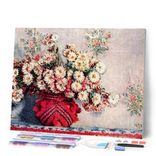 Charger l'image dans la galerie, Broderie Diamant - Vase rouge et Fleurs