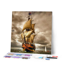 Charger l'image dans la galerie, Broderie Diamant | Broderie Diamant - Navire | bateaux Broderie Bateaux | FiguredArt
