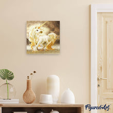 Charger l'image dans la galerie, Broderie Diamant | Broderie Diamant - Licorne blanche | animaux Broderie Animaux licornes | FiguredArt