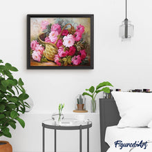 Charger l'image dans la galerie, Broderie Diamant | Broderie Diamant - Roses dans un Panier | Broderie Fleurs fleurs | FiguredArt