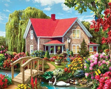 Charger l'image dans la galerie, Broderie Diamant | Broderie Diamant - Jolie Maison | Broderie Paysages paysages | FiguredArt