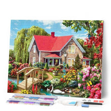 Charger l'image dans la galerie, Broderie Diamant | Broderie Diamant - Jolie Maison | Broderie Paysages paysages | FiguredArt