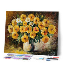 Charger l'image dans la galerie, Broderie Diamant | Broderie Diamant - Bouquet de Fleurs jaunes | Broderie Fleurs fleurs | FiguredArt