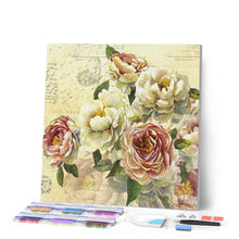 Charger l'image dans la galerie, Broderie Diamant | Broderie Diamant - Bouquet à lancienne | Broderie Fleurs fleurs | FiguredArt