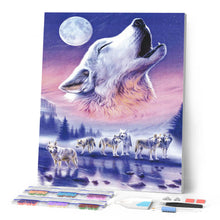 Charger l'image dans la galerie, Broderie Diamant - Esprit du loup
