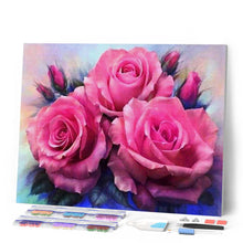 Charger l'image dans la galerie, Broderie Diamant | Broderie Diamant - Trois Roses épanouies | animaux Broderie Animaux | FiguredArt