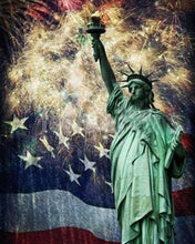 Charger l'image dans la galerie, Broderie Diamant | Broderie Diamant - Statue de la Liberté | Broderie Ville ville | FiguredArt