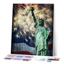 Charger l'image dans la galerie, Broderie Diamant | Broderie Diamant - Statue de la Liberté | Broderie Ville ville | FiguredArt