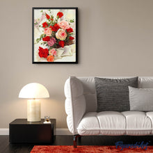 Charger l'image dans la galerie, Broderie Diamant | Broderie Diamant - Composition de Roses | Broderie Fleurs fleurs | FiguredArt