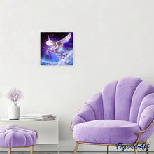 Charger l'image dans la galerie, Broderie Diamant | Broderie Diamant - Licorne et Lune | animaux Broderie Animaux Broderie Paysages licornes paysages | FiguredArt