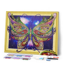 Charger l'image dans la galerie, Broderie Diamant | Broderie Diamant - Papillon Cachemire | animaux Broderie Animaux papillons | FiguredArt