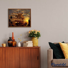 Charger l'image dans la galerie, Broderie Diamant | Broderie Diamant - Bateau Pirate | bateaux Broderie Bateaux | FiguredArt