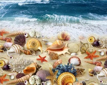 Charger l'image dans la galerie, Broderie Diamant | Broderie Diamant - Plage et Coquillages | animaux Broderie Animaux Broderie Paysages paysages | FiguredArt