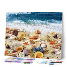 Charger l'image dans la galerie, Broderie Diamant | Broderie Diamant - Plage et Coquillages | animaux Broderie Animaux Broderie Paysages paysages | FiguredArt