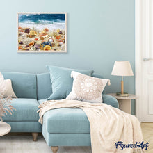 Charger l'image dans la galerie, Broderie Diamant | Broderie Diamant - Plage et Coquillages | animaux Broderie Animaux Broderie Paysages paysages | FiguredArt