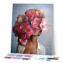 Charger l'image dans la galerie, Broderie Diamant - Femme Fleur