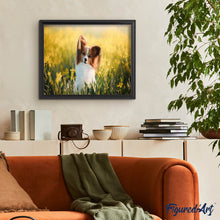 Charger l'image dans la galerie, Broderie Diamant Petit Chien dans un champ animaux chiens | FiguredArt