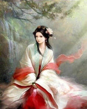 Charger l'image dans la galerie, Broderie Diamant | Broderie Diamant - Princesse chinoise | Broderie Romantique romantique | FiguredArt