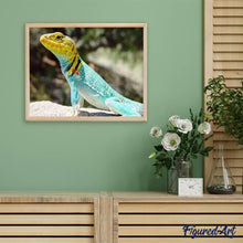 Charger l'image dans la galerie, Broderie Diamant | Broderie Diamant - Lézard | animaux Broderie Animaux | FiguredArt