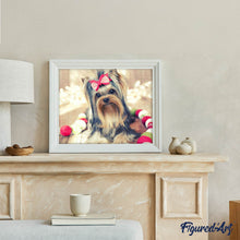 Charger l'image dans la galerie, Broderie Diamant Chienne mignonne animaux chiens | FiguredArt