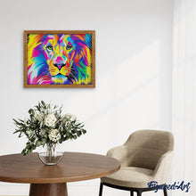 Charger l'image dans la galerie, Broderie Diamant | Broderie Diamant - Lion PopArt | animaux Broderie Animaux lions Pop Art | FiguredArt