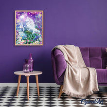 Charger l'image dans la galerie, Broderie Diamant - Licorne et paysage féérique