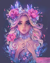 Charger l'image dans la galerie, Broderie Diamant - Diamond Painting Jeune fille romantique