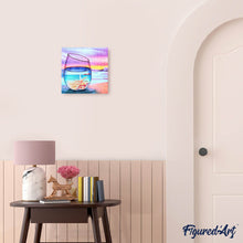 Charger l'image dans la galerie, Broderie Diamant | Broderie Diamant - Verre deau et Etoile de Mer | animaux Broderie Animaux Broderie Paysages paysages | FiguredArt