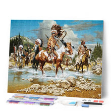 Charger l'image dans la galerie, Broderie Diamant | Broderie Diamant - Armée Indienne | animaux Broderie Animaux | FiguredArt