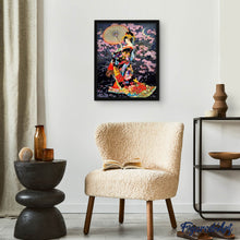 Charger l'image dans la galerie, Broderie Diamant | Broderie Diamant - Femme Asiatique traditionnelle | Broderie Romantique romantique | FiguredArt