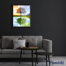 Charger l'image dans la galerie, Broderie Diamant | Broderie Diamant - Arbre 4 Saisons 2 | arbres Broderie Paysages paysages | FiguredArt