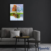 Charger l'image dans la galerie, Broderie Diamant | Broderie Diamant - Arbre Multi-Saisons | arbres Broderie Paysages paysages | FiguredArt