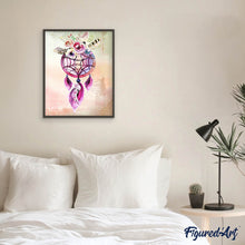 Charger l'image dans la galerie, Broderie Diamant | Broderie Diamant - Attrapeur de rêves | Broderie Romantique romantique | FiguredArt