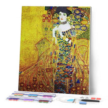 Charger l'image dans la galerie, Broderie Diamant | Broderie Diamant - Madame Bauer Klimt | Broderie Reproduction dOeuvres reproduction doeuvres | FiguredArt
