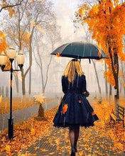 Charger l'image dans la galerie, Broderie Diamant | Broderie Diamant - Femme sous la Pluie | Broderie Paysages paysages | FiguredArt