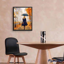 Charger l'image dans la galerie, Broderie Diamant | Broderie Diamant - Femme sous la Pluie | Broderie Paysages paysages | FiguredArt