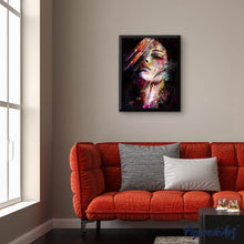 Charger l'image dans la galerie, Broderie Diamant - Visage en couleurs