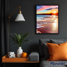 Charger l'image dans la galerie, Broderie Diamant - Coucher de Soleil