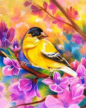 Charger l'image dans la galerie, Broderie Diamant | Broderie Diamant - Oiseau et Fleurs | animaux Broderie Animaux Broderie Fleurs fleurs oiseaux | FiguredArt